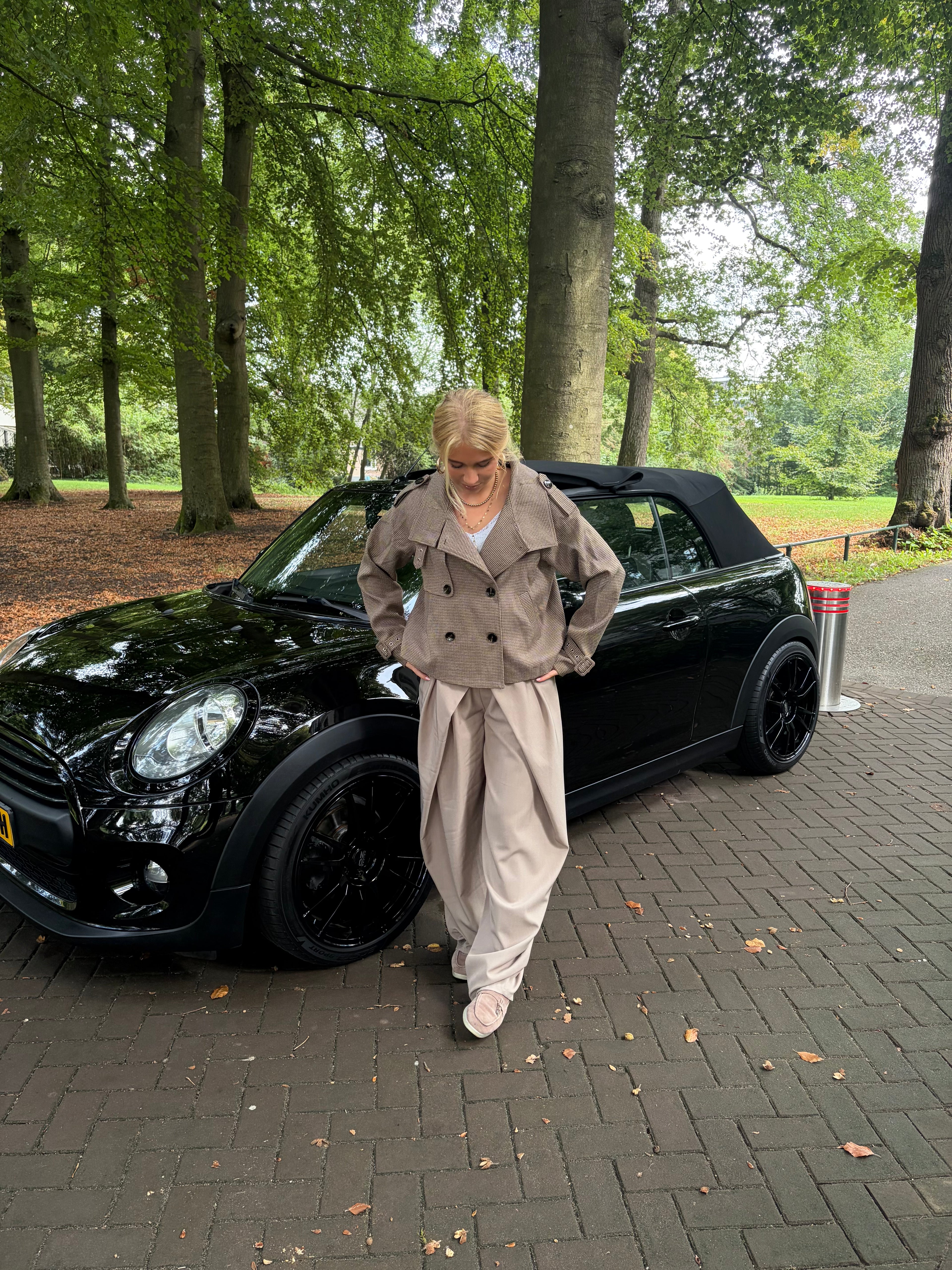 "Jade" trench jas